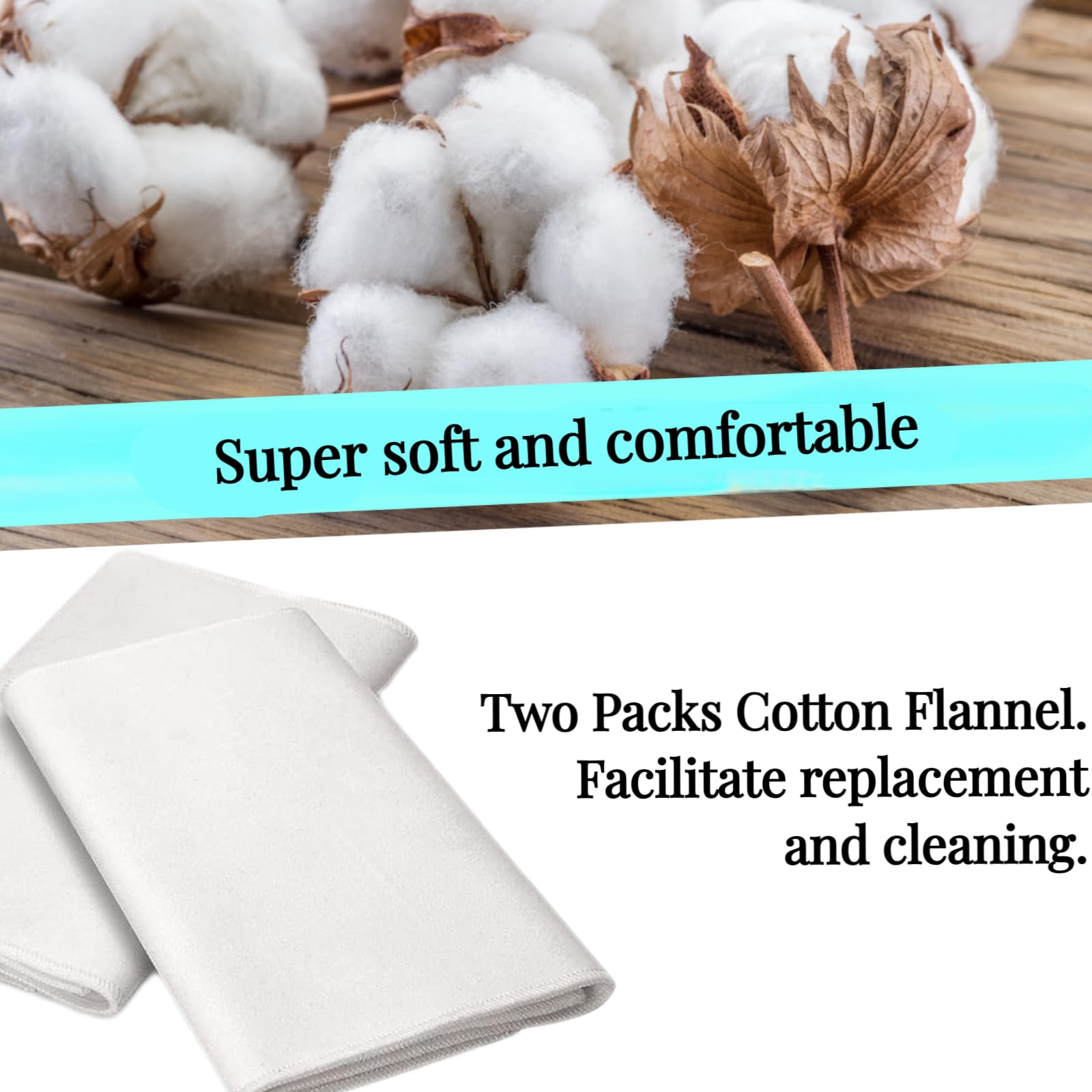 Cogetoro cotton flannel edges serged for clean finish and longevity.
