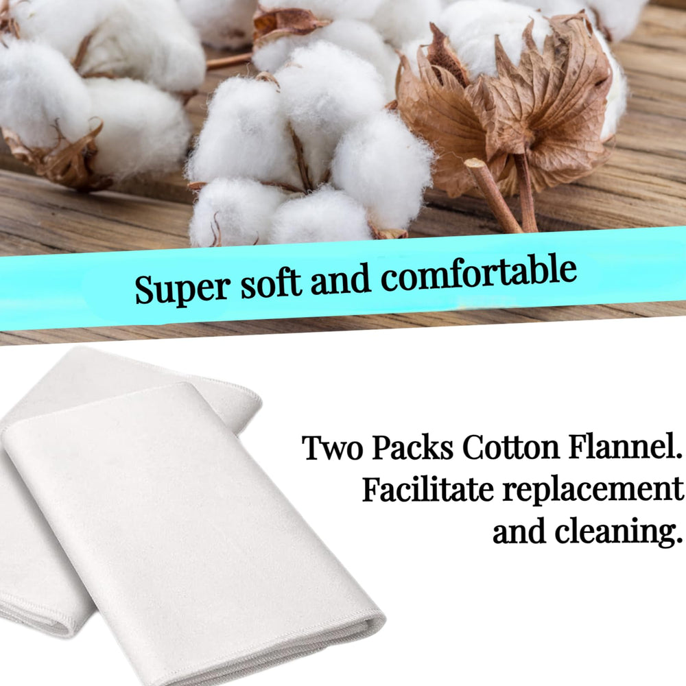 Cogetoro cotton flannel edges serged for clean finish and longevity.