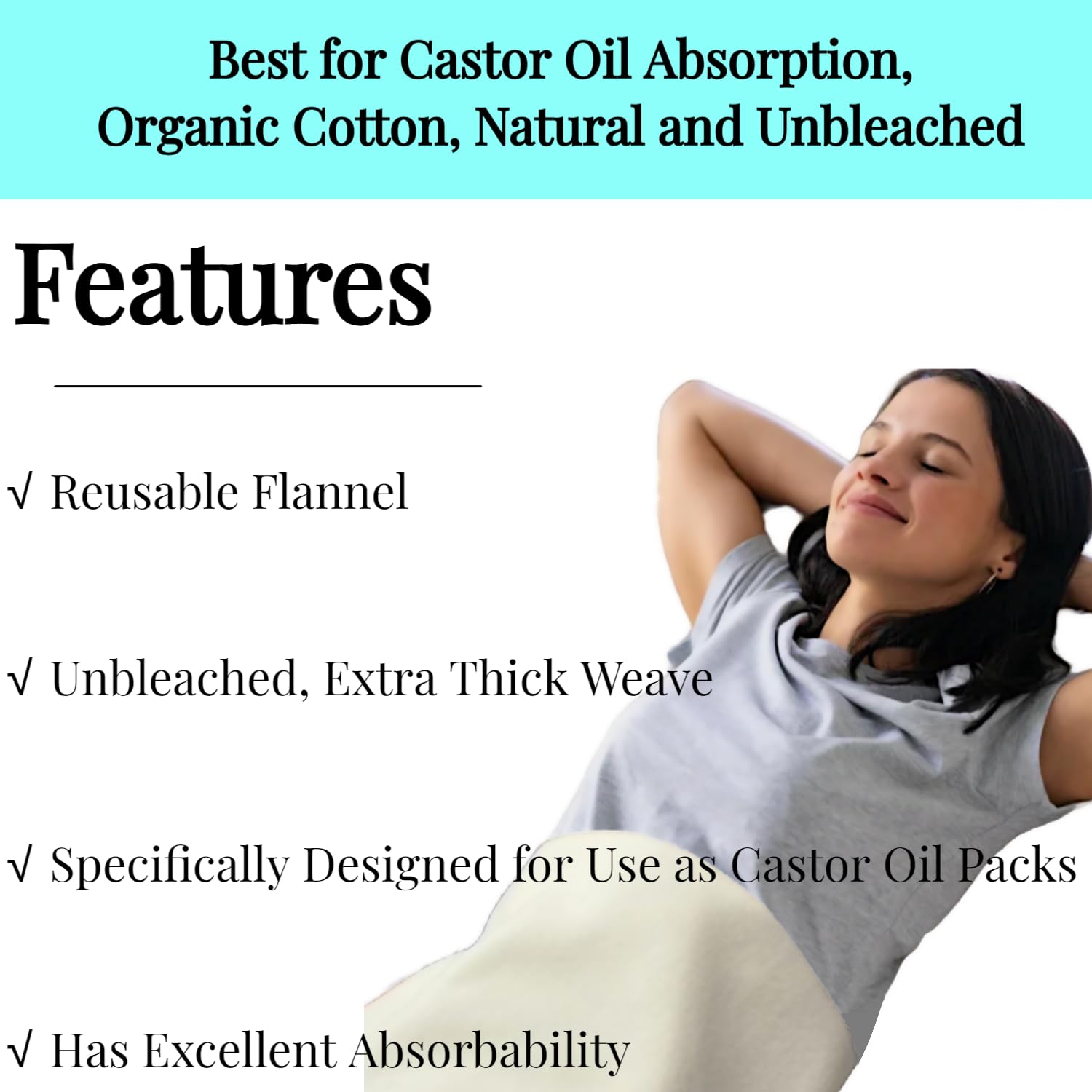 Cogetoro flannel is washable and easy to care for, extending pack life.