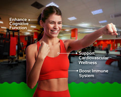 CogniTune methylfolate gummies label close-up shows vegan and non-GMO
