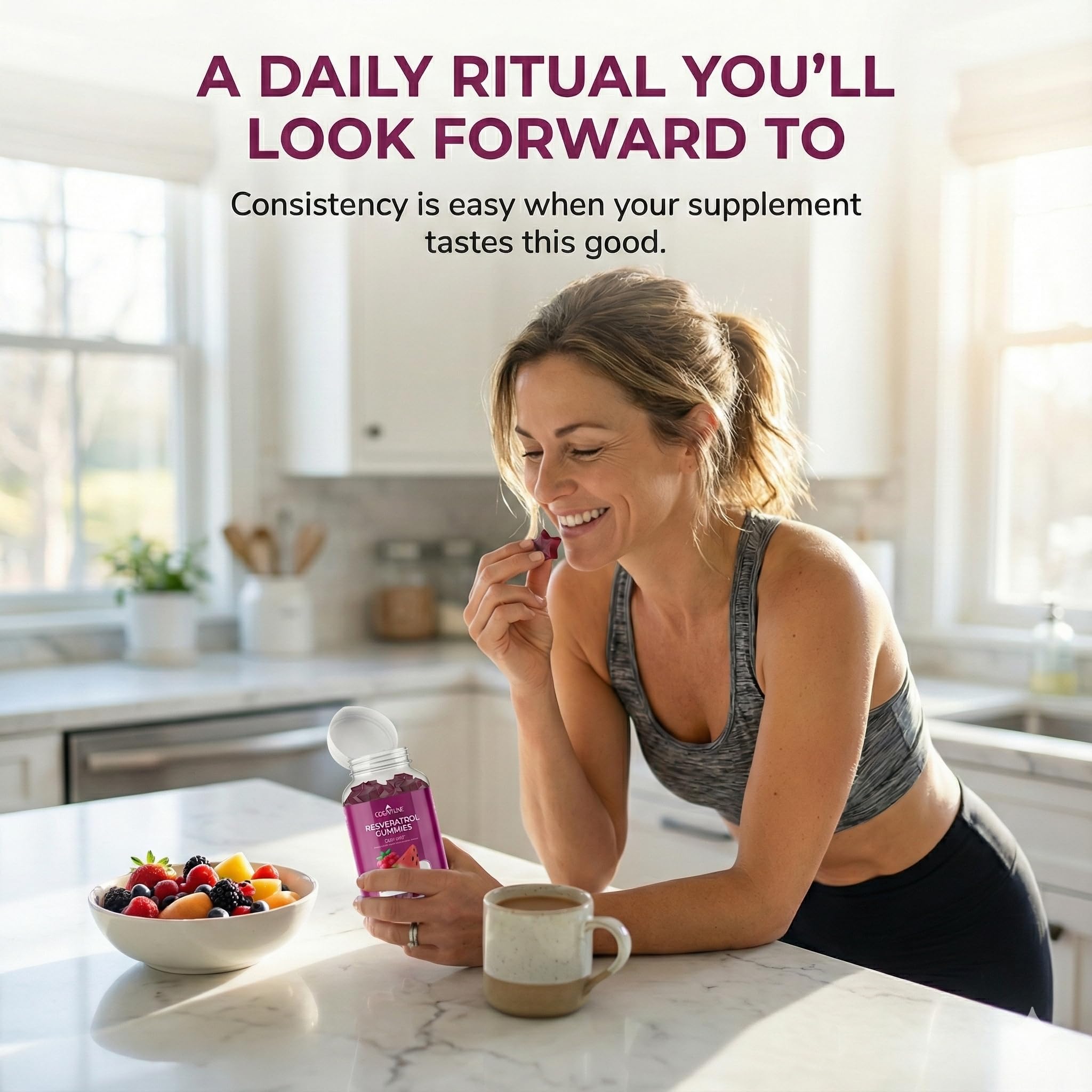 Label highlights 1500mg potency per serving for strong antioxidant potential.