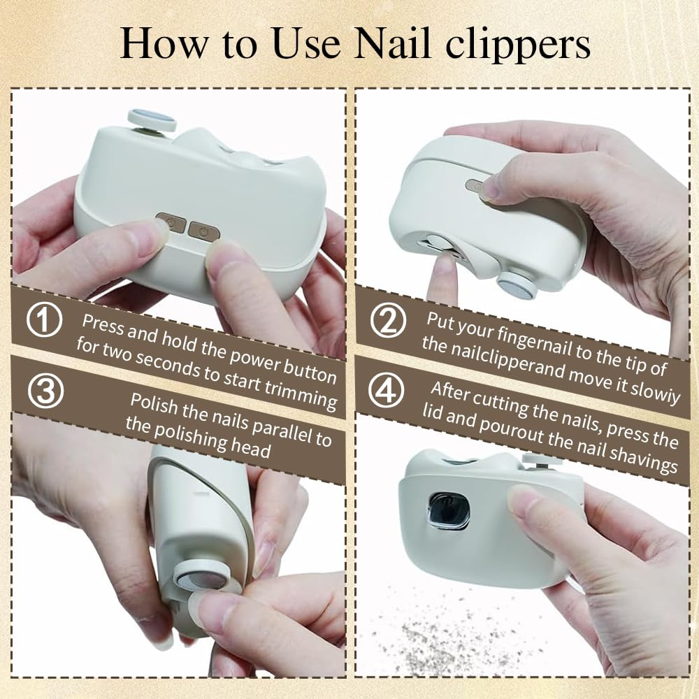 Colefoy USB-C rechargeable nail clippers charging port visible