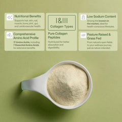 Colla Vita hydrolyzed collagen powder scoop for easy daily use