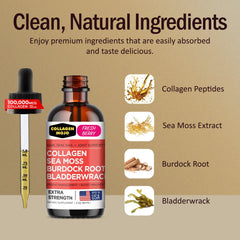 Collagen Mojo berry-flavored dropper for convenient sublingual intake.