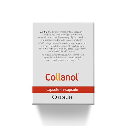 Collanol daily dose capsules emphasizing convenient two-stage release