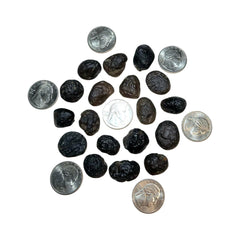 Colombianite 16-22 mm shown in hand as a personal talisman