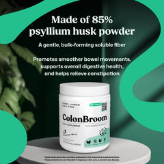 Psyllium bulk-forming fiber provides a sense of fullness between meals.