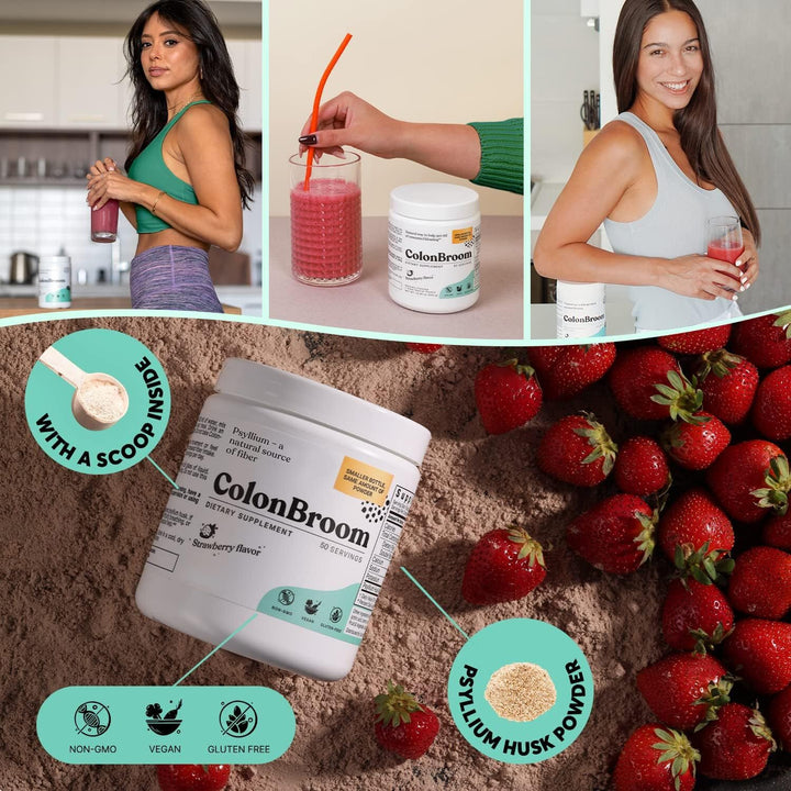 ColonBroom daily routine cup showcases easy-use lifestyle.