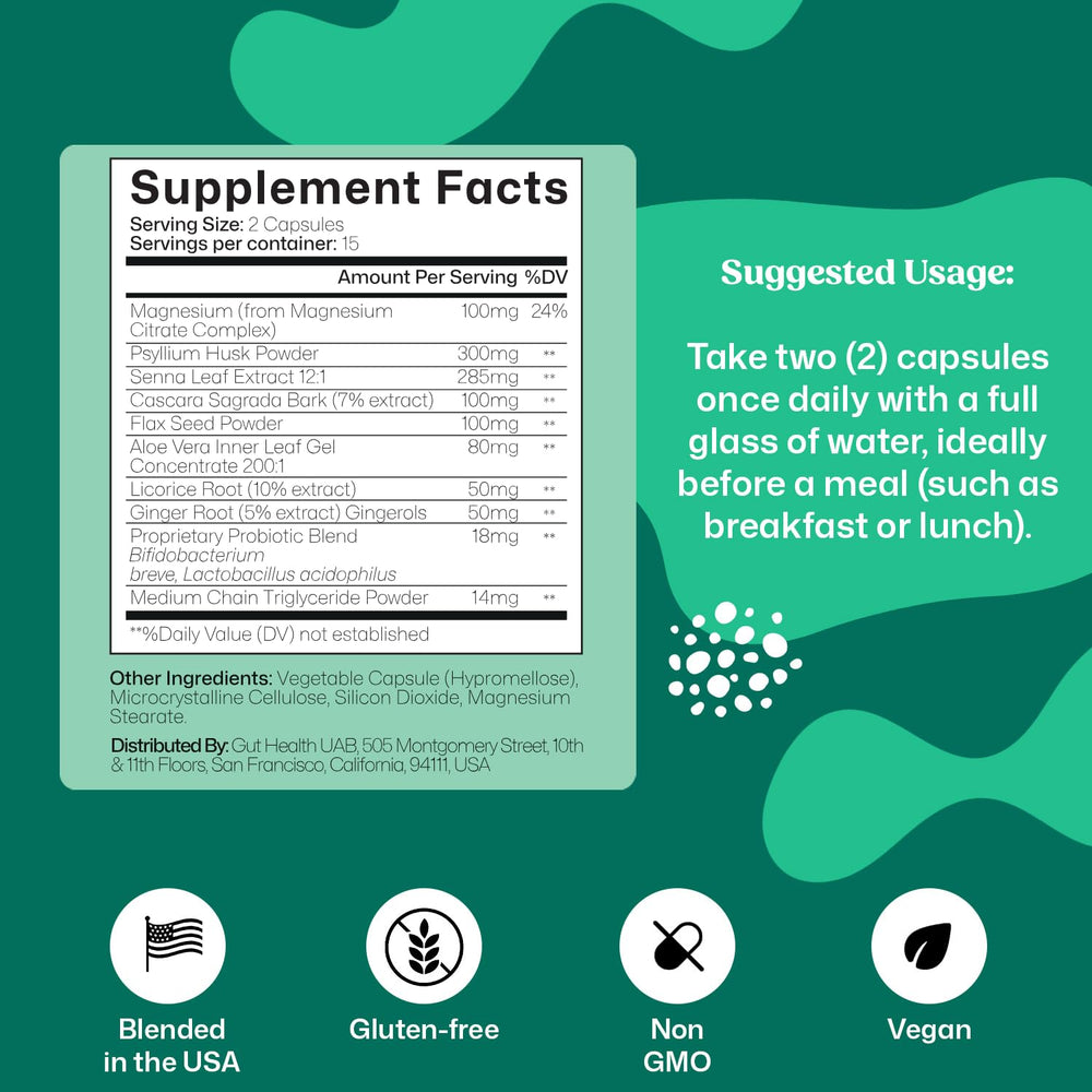 ColonBroom digestive health guide graphic illustrating a balanced routine and regularity benefits.