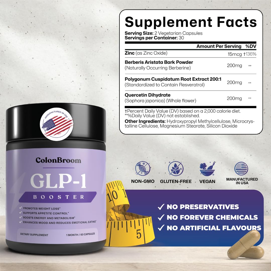 Lifestyle scene showing ColonBroom GLP-1 supporting appetite control.