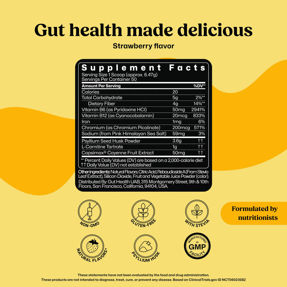 ColonBroom packaging box highlights gluten-free and non-GMO formulation.