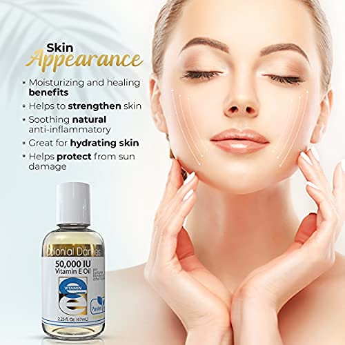 Colonial Dames Vitamin E oil application on damp skin after shower