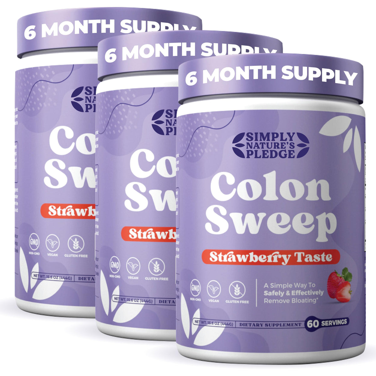 Colonic Powder ColonSweep Psyllium Husk Powder Colon Cleanser – Vegan, Gluten-Free Fi ...