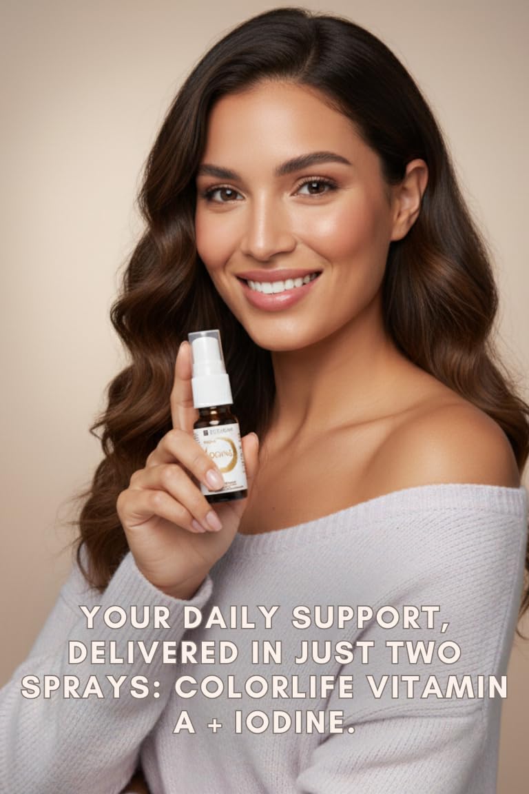 Colorlife compact bottle ideal for on-the-go wellness.