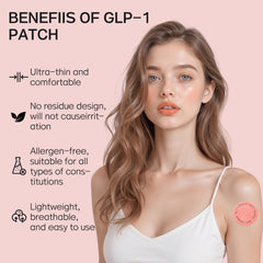 COLOROCK GLP-1 Patches skin-friendly material minimizes irritation on sensitive skin.