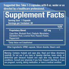 GastroDefense bottle ready for nightly use to support occasional constipation relief.