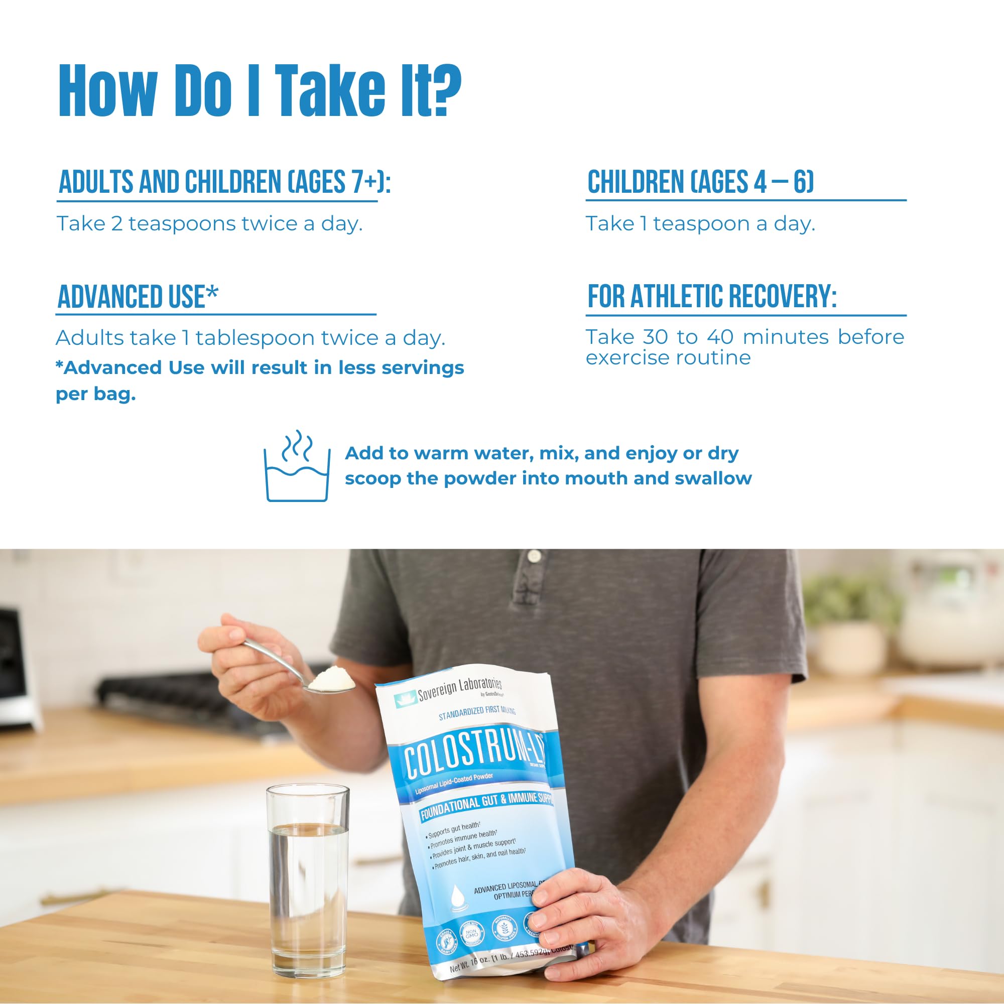 Colostrum-LD growth factors and PRPs emphasize presence