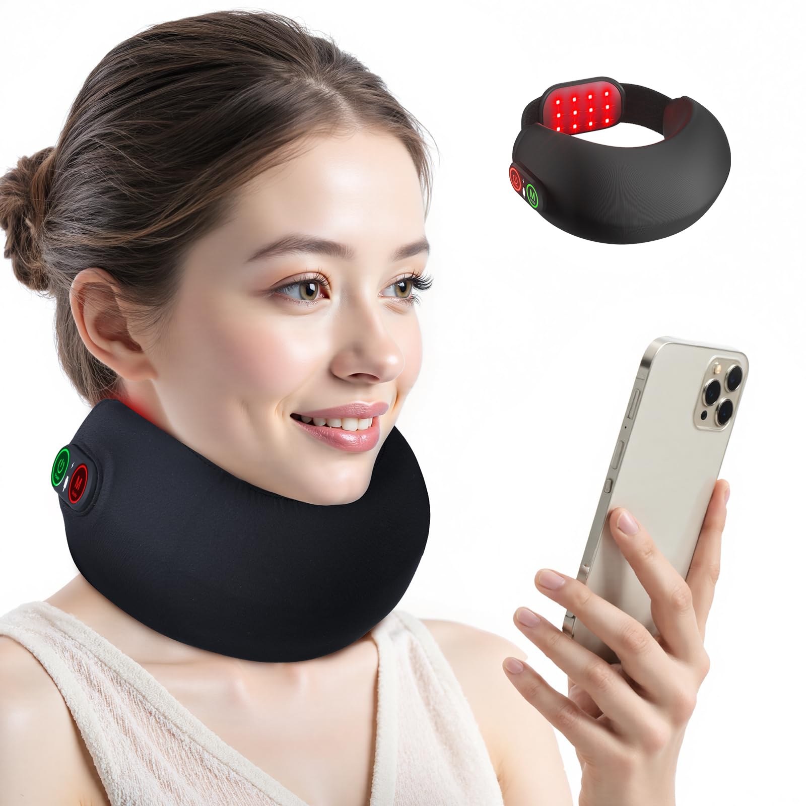 Comfytemp anti-head-down neck brace with adjustable strap for all-day comfort.