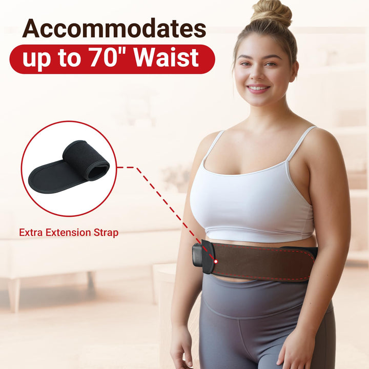 Comfytemp belt used in office for quick rejuvenation during breaks.