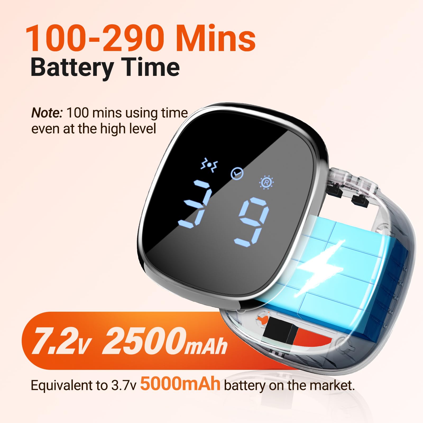 Comfytemp belt extends up to 70 inches for a versatile fit