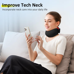 Comfytemp one-size adjustable neck strap fits diverse users.
