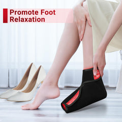 Comfytemp red and infrared foot wrap beads delivering surface and deep tissue warmth.