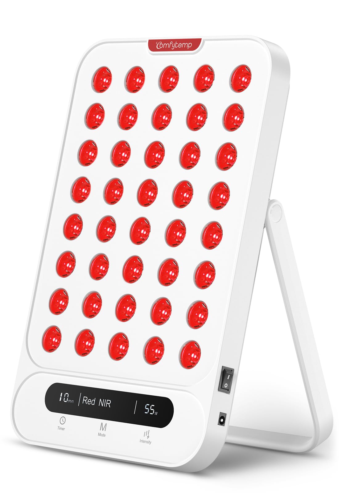 Comfytemp red light panel front view for home therapy sessions
