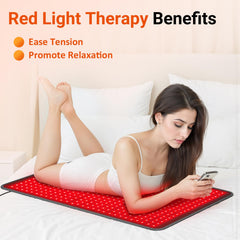 Comfytemp red light therapy mat 560 LEDs deliver even surface coverage