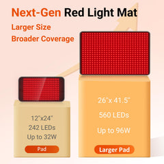 Comfytemp red light therapy mat full-body application supports body-wide comfort