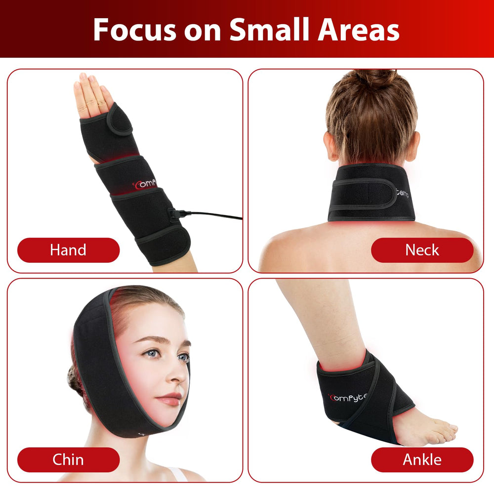 Comfytemp red light wrap knee use provides focused light for joints