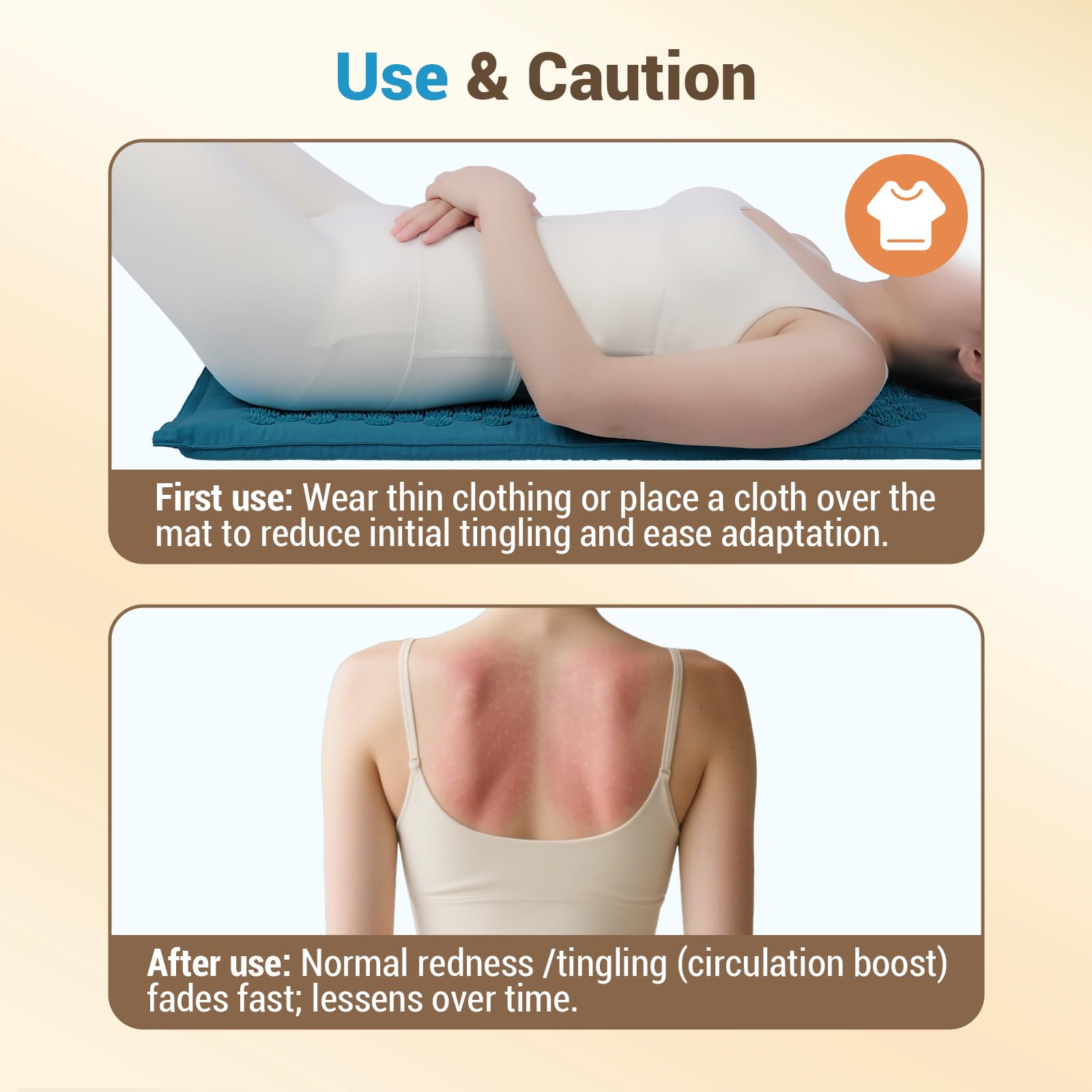 Lifestyle shot shows a person relaxing after desk work with Comfytemp.