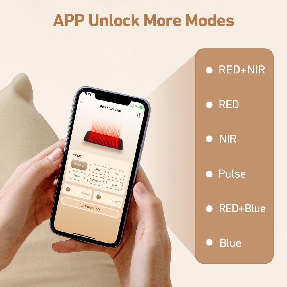 Comfytemp pad wrapped around the waist in a secure position