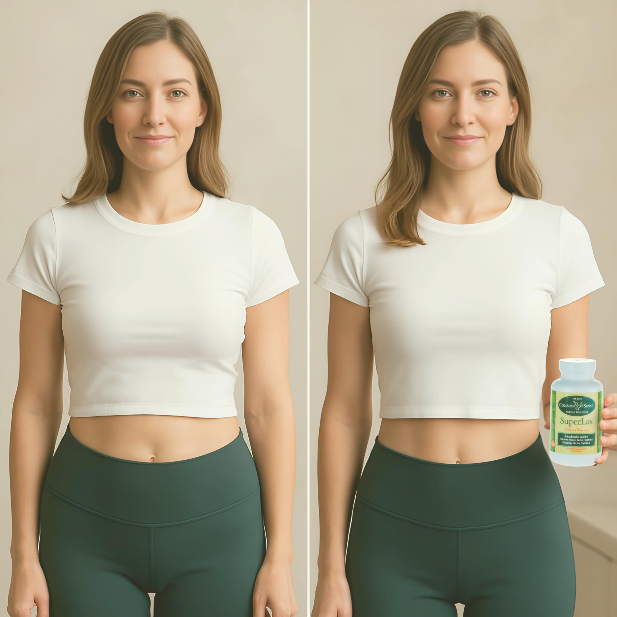 Common Sense SuperLax psyllium husk detail highlighting fiber content.