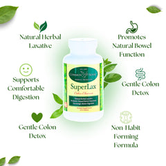 Common Sense SuperLax senna leaves illustration in the blend.