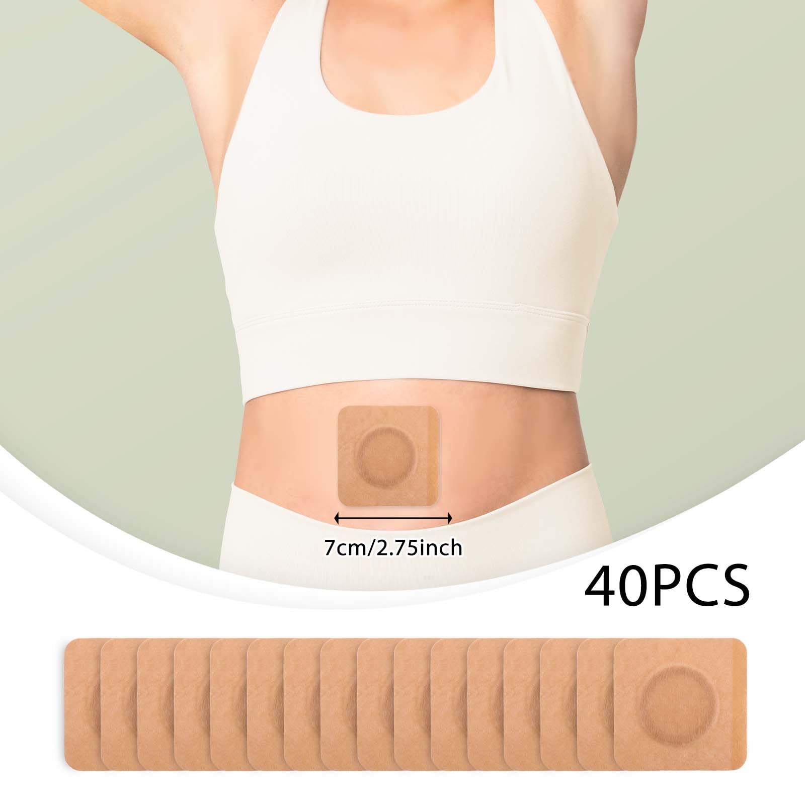 COMNICO self-adhesive patch with easy attachment for convenient, no-wash use.