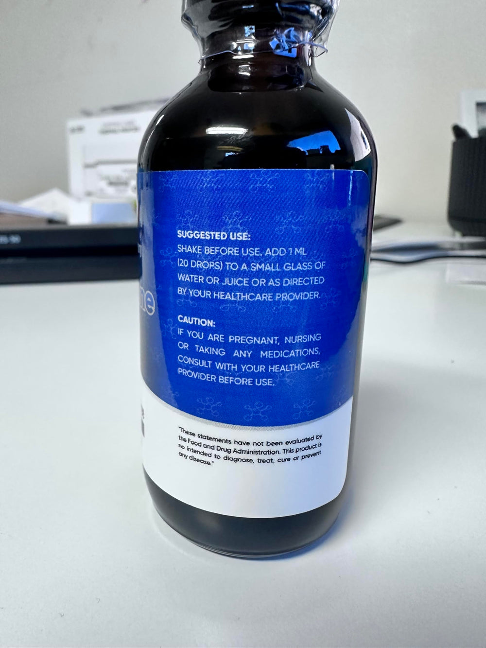 COMPASS LABORATORY third-party-tested bottle highlights independent quality verification.