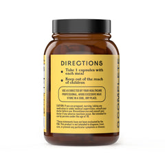 Complete Natural Products bottle side label - clear ingredients for informed choices