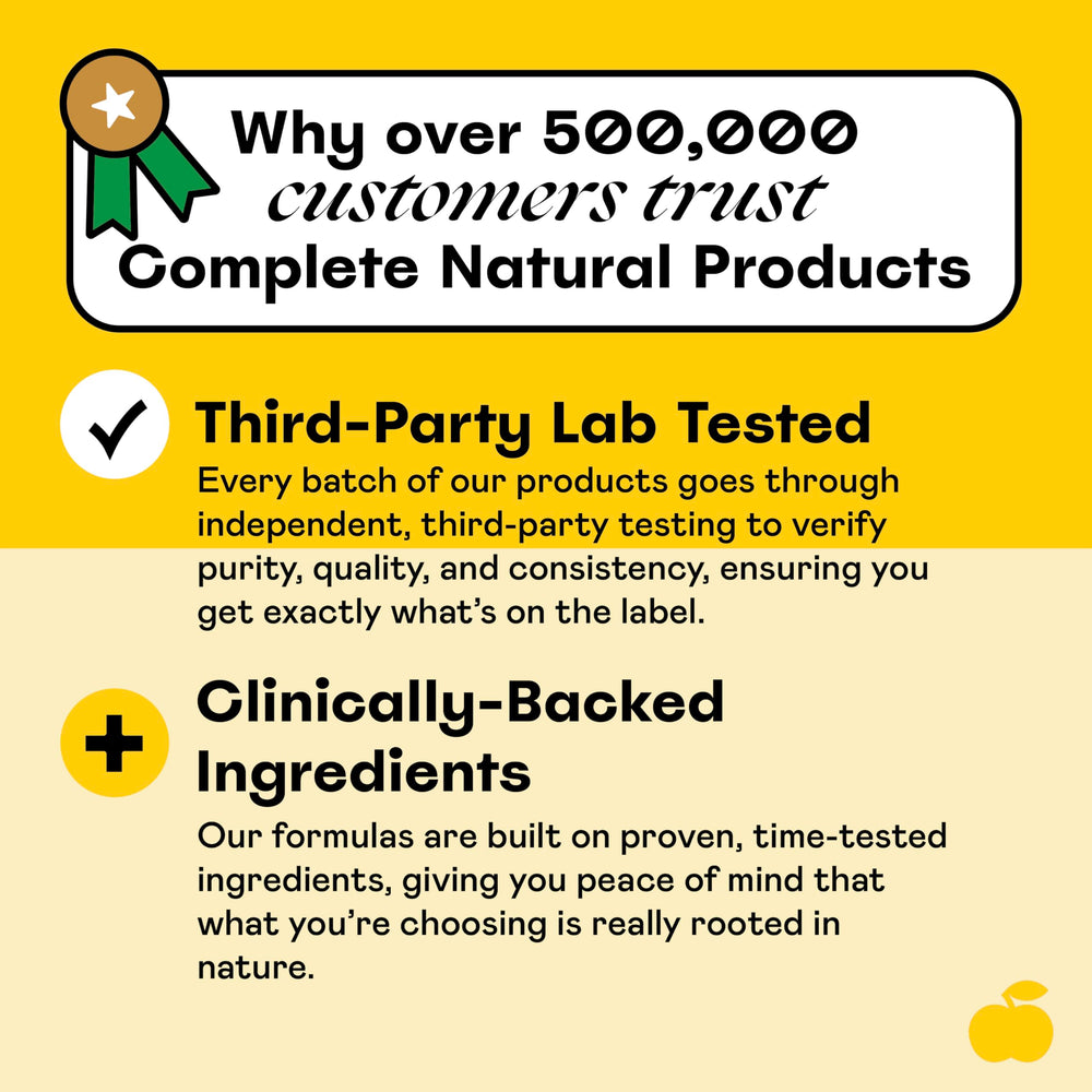 Complete Natural Products bottle with capsules - ideal for daily digestion routines