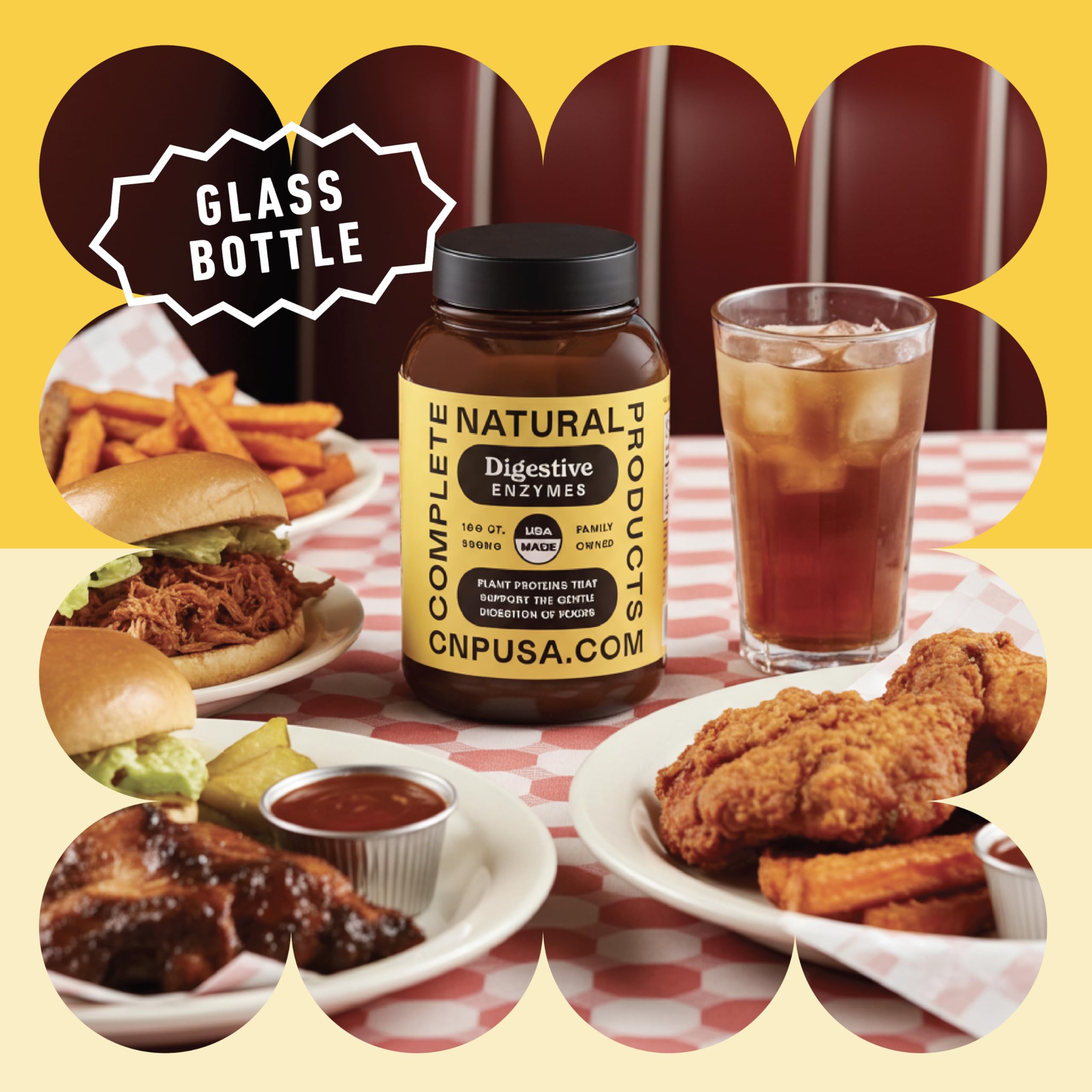 Complete Natural Products label detail - organic capsule shell and clean formula