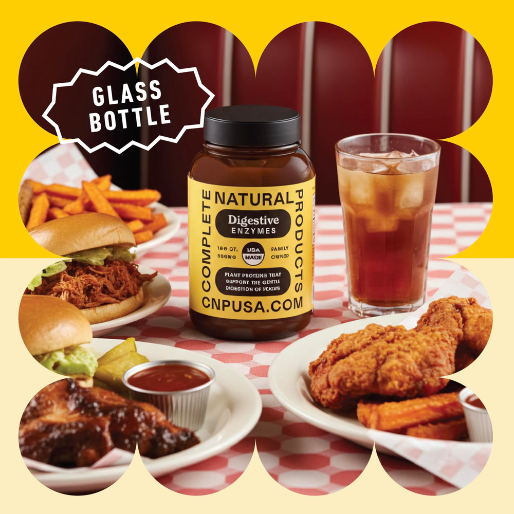 Complete Natural Products label detail - organic capsule shell and clean formula