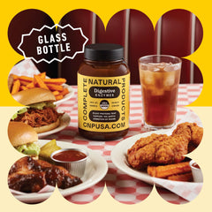 Complete Natural Products label detail - organic capsule shell and clean formula