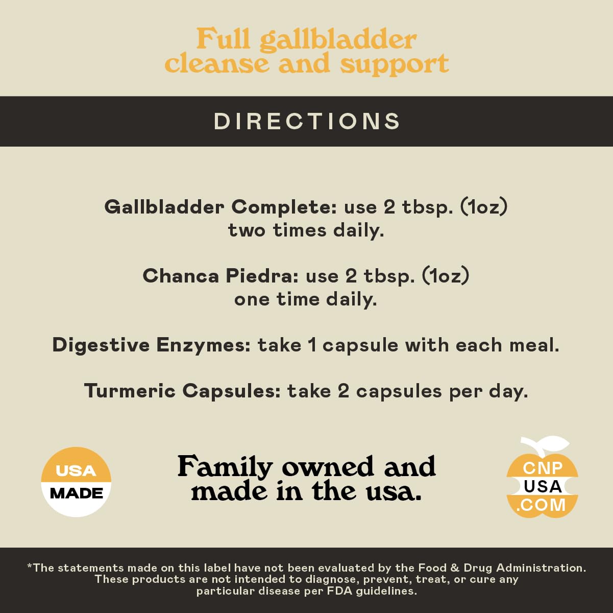 Complete Natural Gallbladder Bundle dissolving mix supports digestion