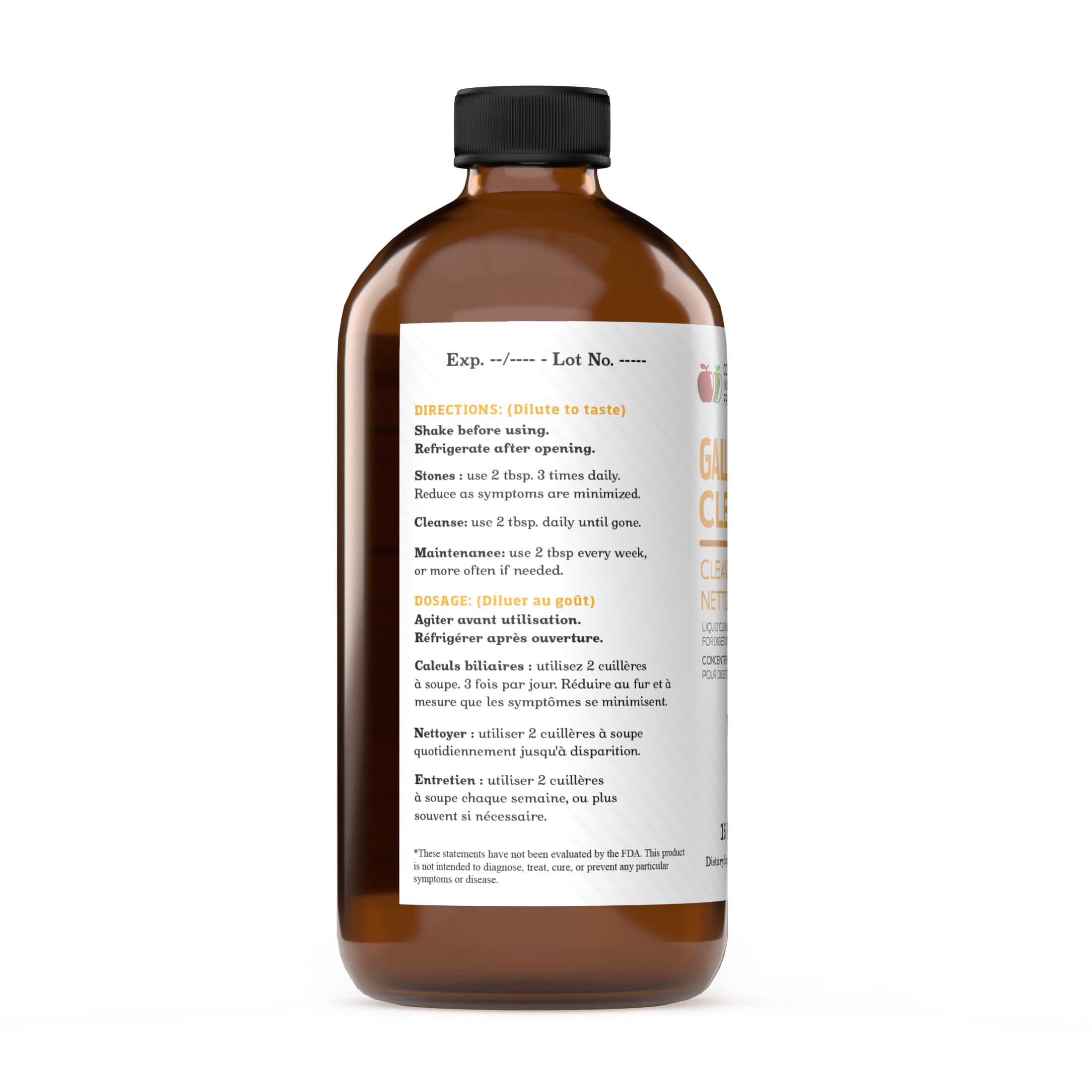 Complete Natural Gallbladder Complete digestive enzyme blend label emphasizes comfort after meals