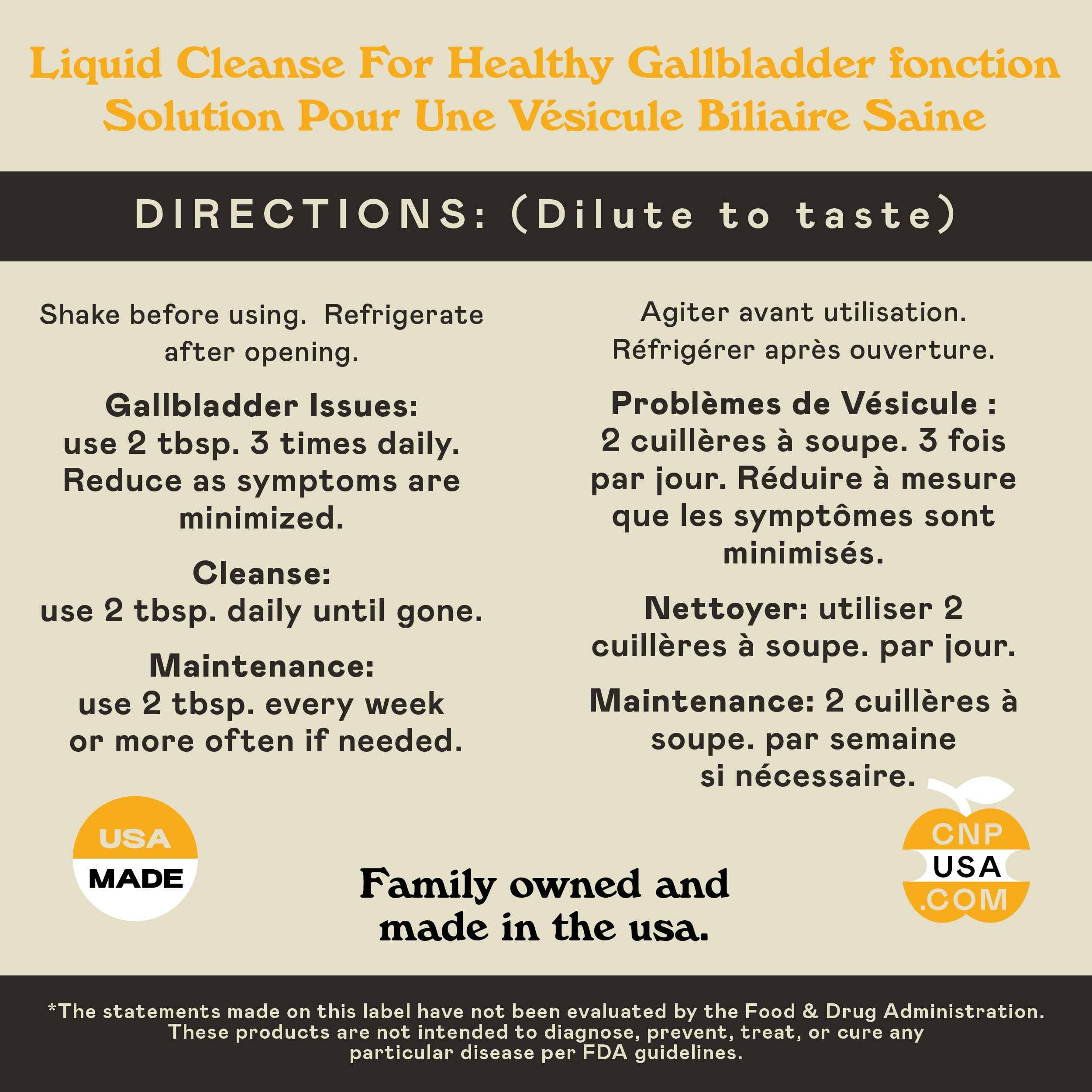 Complete Natural Gallbladder Complete ingredients showcase apple cider vinegar and turmeric for digestion support