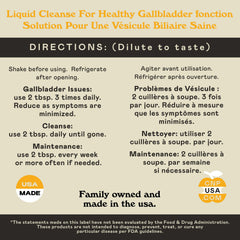 Complete Natural Gallbladder Complete ingredients showcase apple cider vinegar and turmeric for digestion support