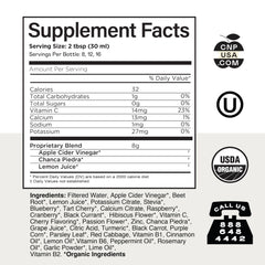 Complete Natural Products Kidney Complete bottle label close-up featuring Apple Cider Vinegar and Lemon for natural support.