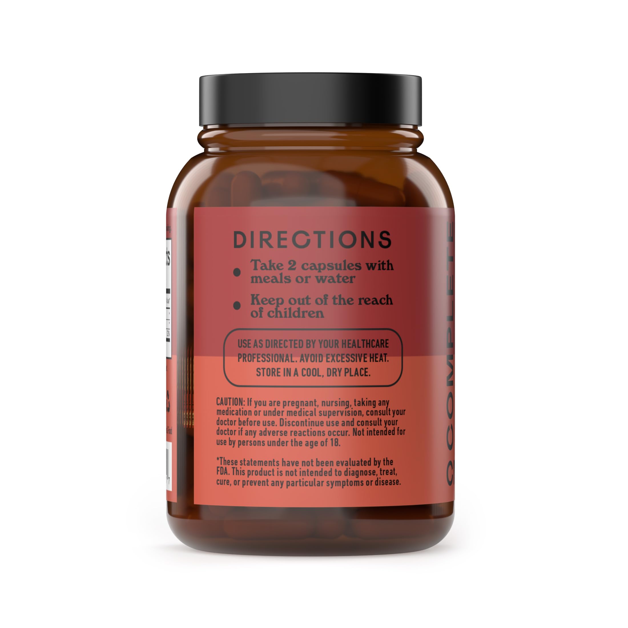 Complete Natural Products beet root capsules packaging shows vegan, non-GMO formula.