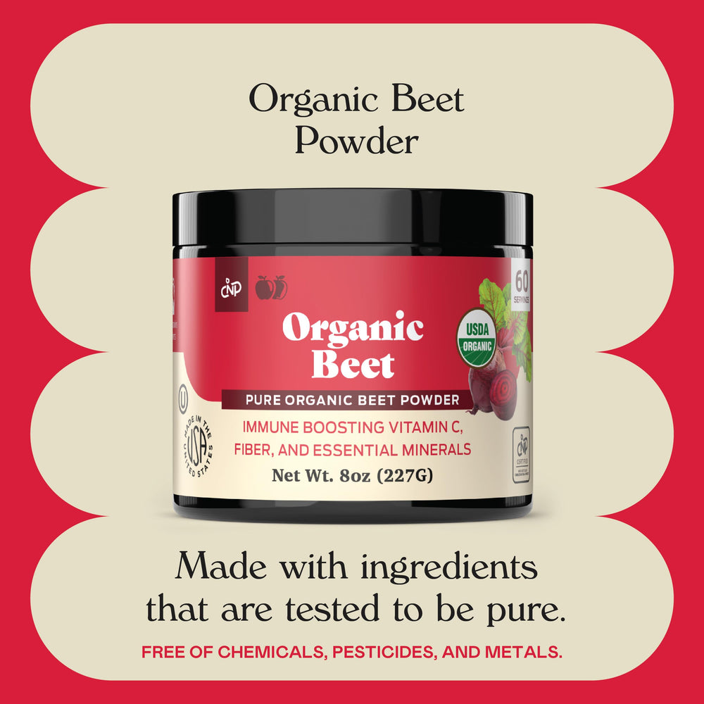 Beet root powder in baking adds natural color and flavor.