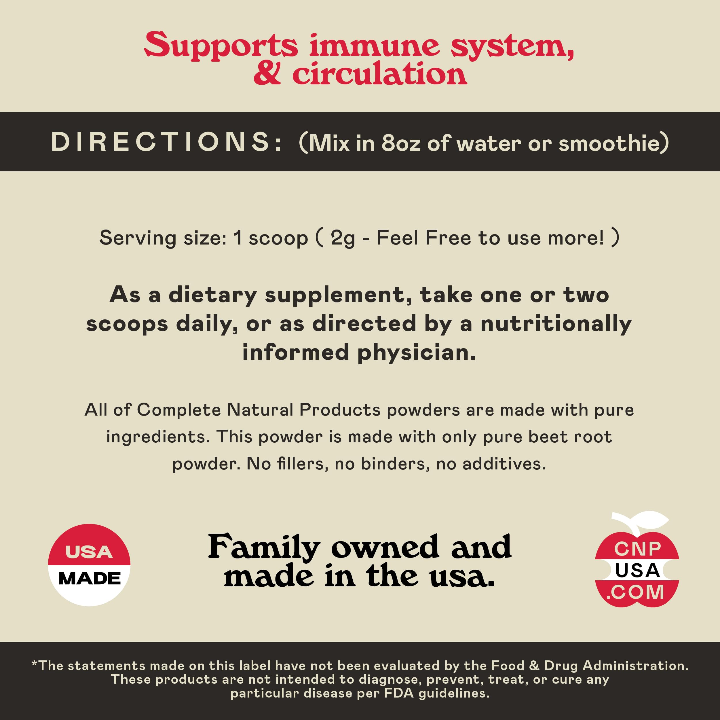 Beet root powder in a smoothie showing vibrant color and earthy aroma.
