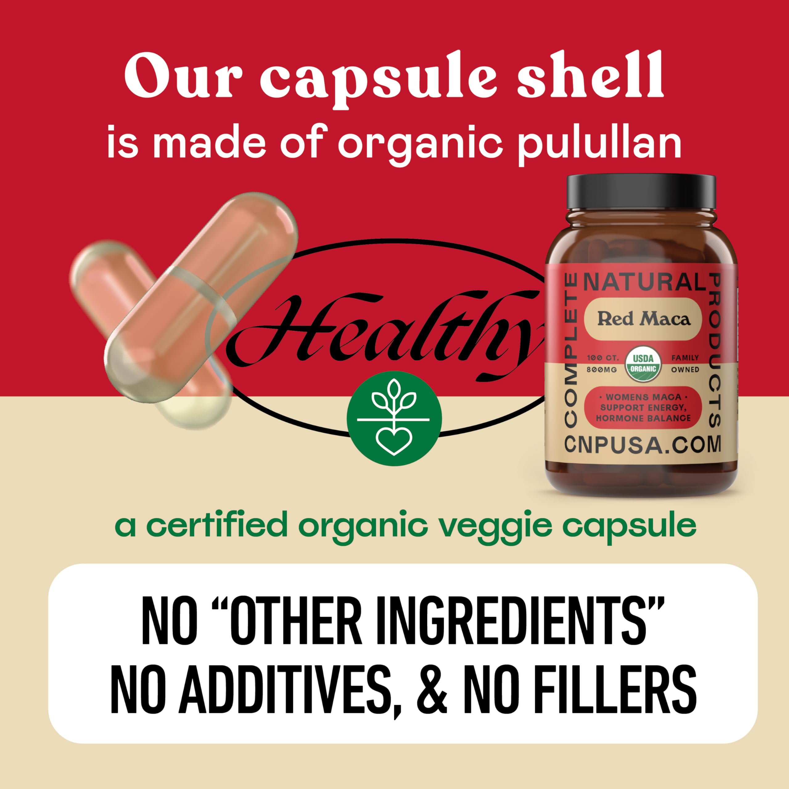 Complete Natural Products plantcaps capsules inside vegan pullulan shell